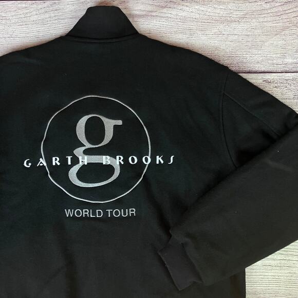Vintage Garth Brooks World Tour Wool Varsity Coat - Picture 1 of 7